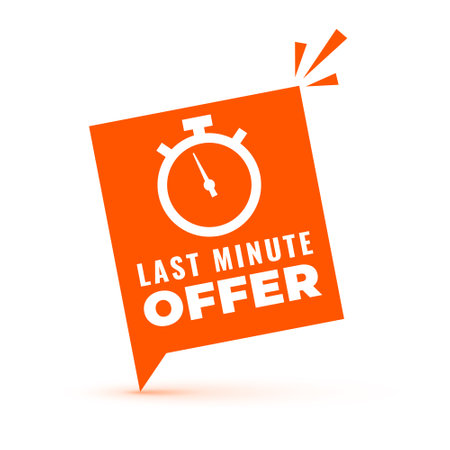 stylish last minute offer background buy now and save vectorのイラスト素材