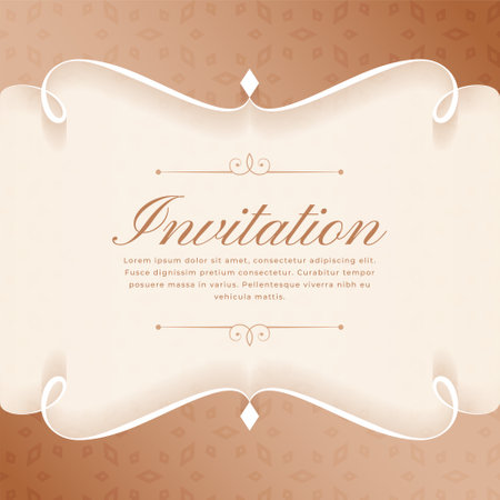 artistic style floral border background an arabic-inspired ornament vectorのイラスト素材