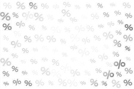 modern percentage sign pattern background for calculating interest rates vectorのイラスト素材