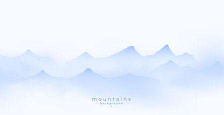 snowy mountain peak background for travel and adventure vectorのイラスト素材