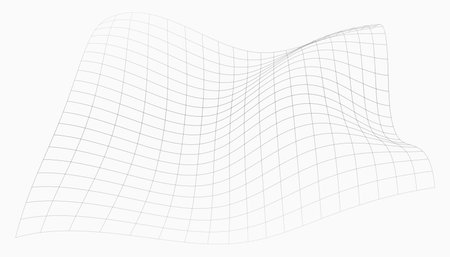 Abstract generative glitched grid wireframe template designのイラスト素材