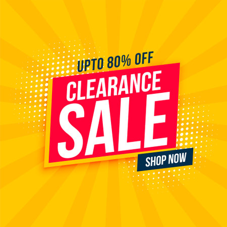 eye catching flash sale clearance background shop now to get best price vectorのイラスト素材