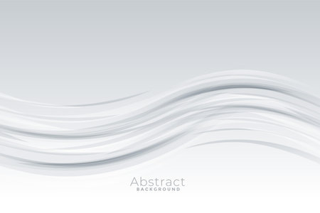 clean and elegant white background in wavy style vectorのイラスト素材