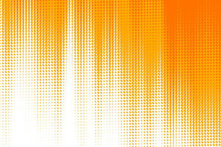 white and orange halftone texture backdrop in abstract style vectorのイラスト素材