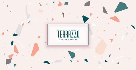 abstract terrazzo marble pattern backdrop for outdoor granite design vectorのイラスト素材