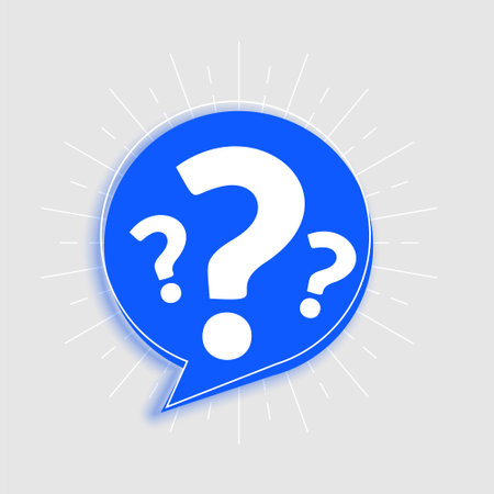 modern question mark symbol template with chat box design vectorのイラスト素材