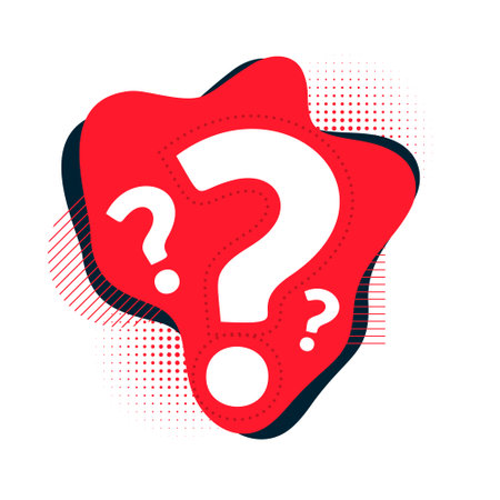 fluid style question mark symbol background for innovative idea vectorのイラスト素材