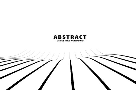 abstract horizon dark outlines perspective background vectorのイラスト素材