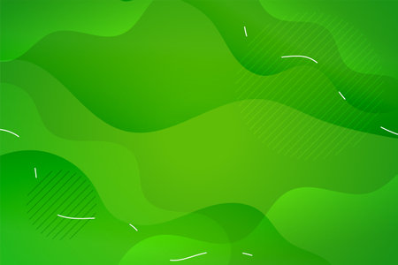abstract and elegant fluid shape green background design vectorのイラスト素材