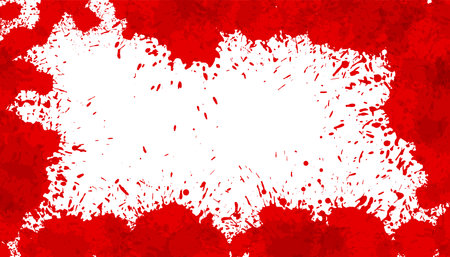 abstract red paint ink droplet wallpaper with text space vectorのイラスト素材