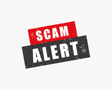 scam alert alarm background for protection of your device vectorのイラスト素材