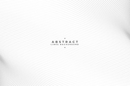 modern curve motion white backdrop in minimal style vectorのイラスト素材