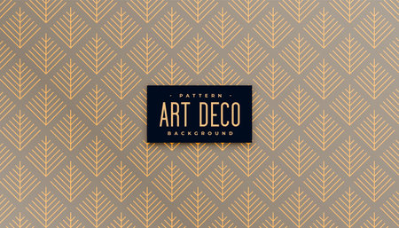 vintage art deco golden lines backdrop for wrapping paper vectorのイラスト素材