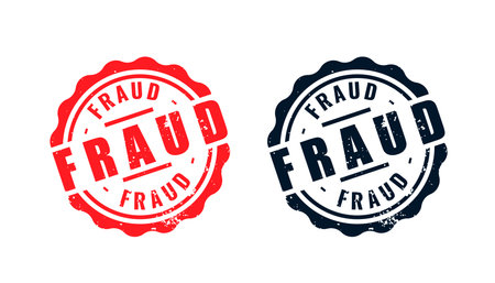 scam and fraud alert symbol background prevent virus from your network vectorのイラスト素材