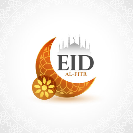 muslim religious eid al fitr cultural background design vectorのイラスト素材