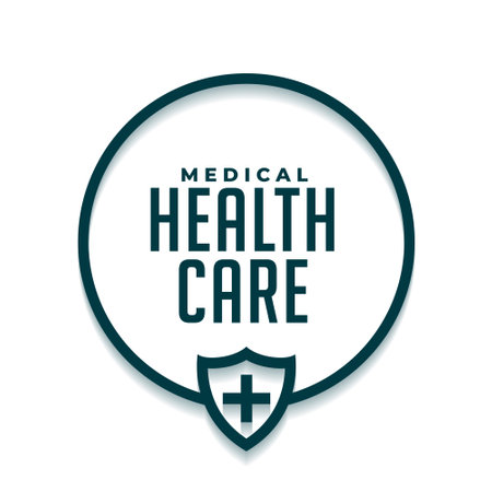 health care protection shield background for pharmacy or laboratory vectorのイラスト素材