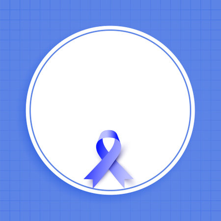 nice empty round frame background with ribbon design vectorのイラスト素材
