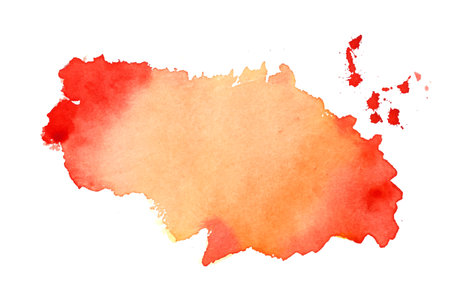 artistic and messy red color ink blob abstract background vectorのイラスト素材