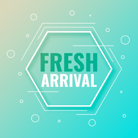 latest and fresh arrival template for retail store vectorのイラスト素材