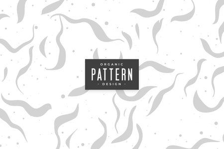grey white irregular organic shape pattern backdrop vectorのイラスト素材