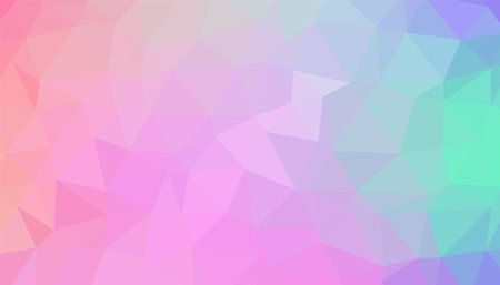hologram gradient triangle shape pattern banner design vectorのイラスト素材