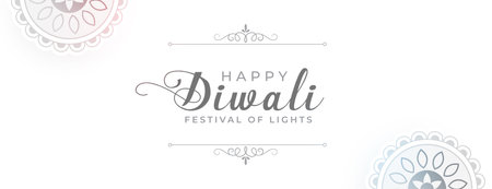 elegant happy diwali wishes 2024 banner for social media post vectorのイラスト素材