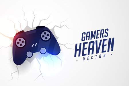 modern video game joystick competition background a gamers heaven vectorのイラスト素材