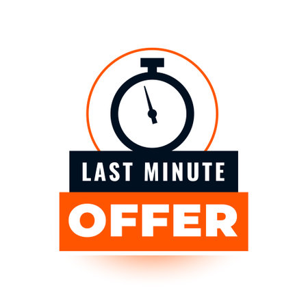 holiday season last minute offer background for business promo vectorのイラスト素材