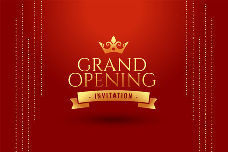 grand opening inauguration event background for business presentation vectorのイラスト素材