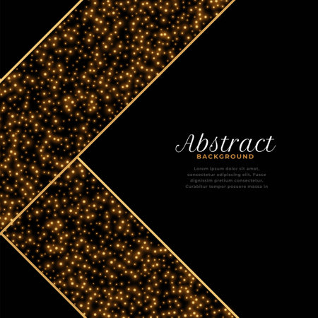 beautiful shiny golden particle background add a premium touch vectorのイラスト素材