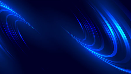 abstract blue light dynamic motion wallpaper with shiny effect vectorのイラスト素材