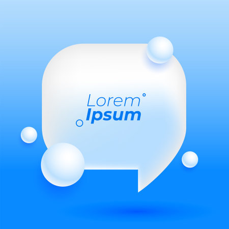 online chat bubble blank template for online discussion or talk vectorのイラスト素材
