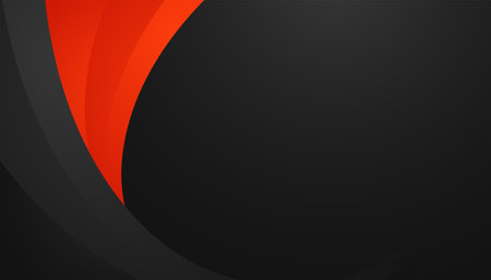 dark black and red abstract business background with empty space vectorのイラスト素材