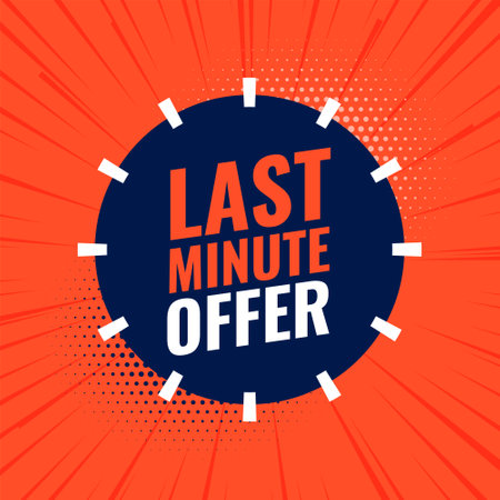 special last minute discount background for social media post vectorのイラスト素材