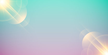 glowing light rays abstract background with empty space vector