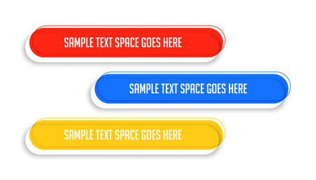 collection of lower third news header banner for news channels vectorのイラスト素材