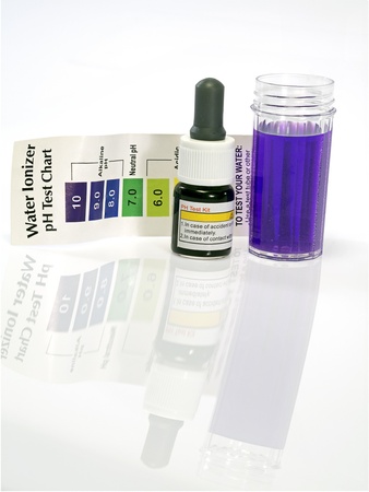 Alkaline water test ph reagentの写真素材