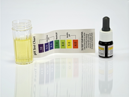 Acid acidic water test ph reagentの写真素材