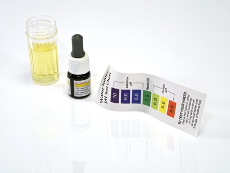 Acid acidic water test ph reagentの写真素材