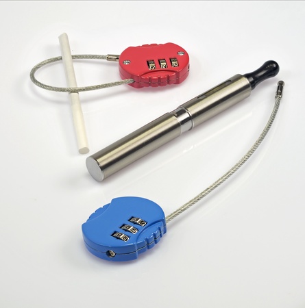 freed from the habit of bad smoking with electronic cigaretteの写真素材