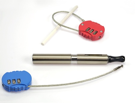 freed from the habit of bad smoking with electronic cigaretteの写真素材