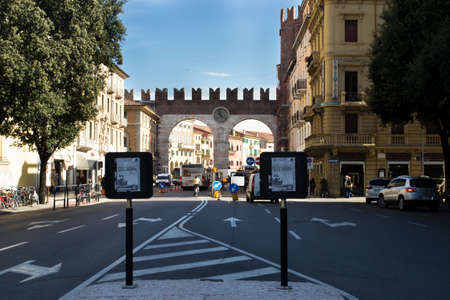 view of the walls with clockのeditorial素材