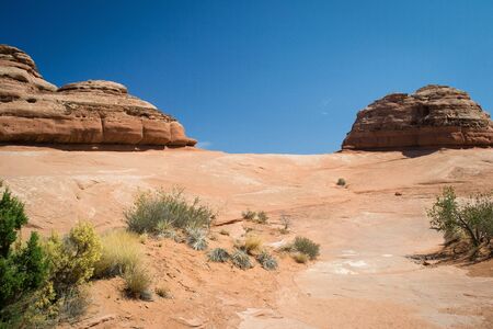 arches national parck,utah,USA-august 9,2012 landscapeの写真素材