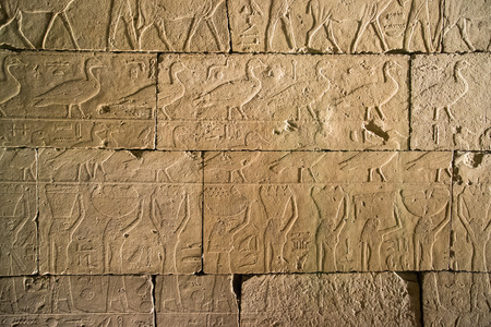 set of ancient Egyptian hieroglyphs