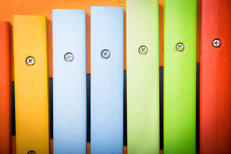 Colorful xylophone for kidsの写真素材