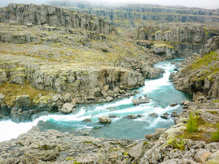 Landscape at J?kuls?rglj?fur National Parkの写真素材