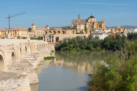Cordoba and the roman bridgeのeditorial素材