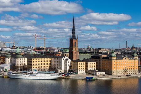 Stockholm City during the summerの写真素材