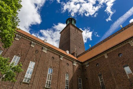 Stockholm City Hall - during the summerの写真素材