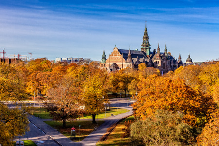 Color of Late Autumn, Stockholm, Sweden - Oct 27, 2015の写真素材
